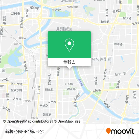 新桥沁园-B-4栋地图