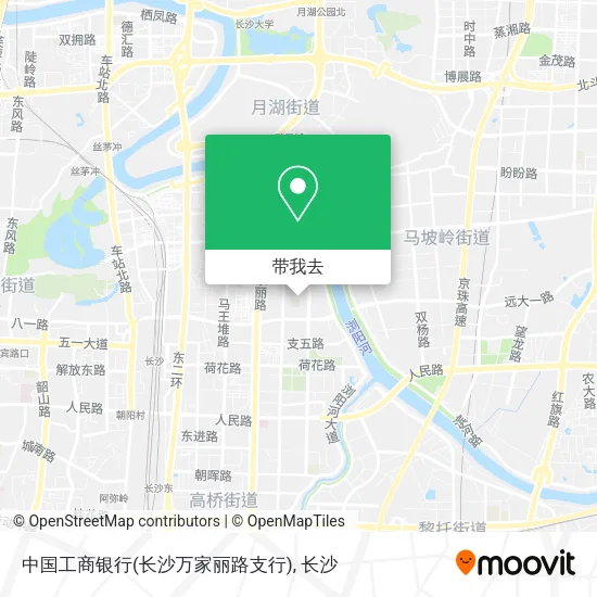 中国工商银行(长沙万家丽路支行)地图
