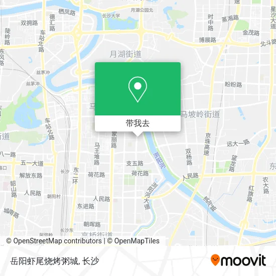 岳阳虾尾烧烤粥城地图