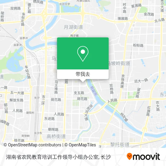 湖南省农民教育培训工作领导小组办公室地图