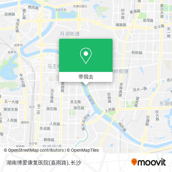 湖南博爱康复医院(嘉雨路)地图