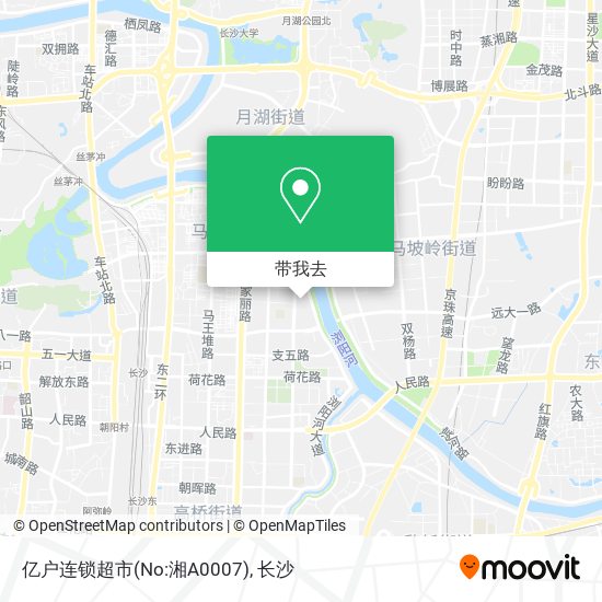 亿户连锁超市(No:湘A0007)地图