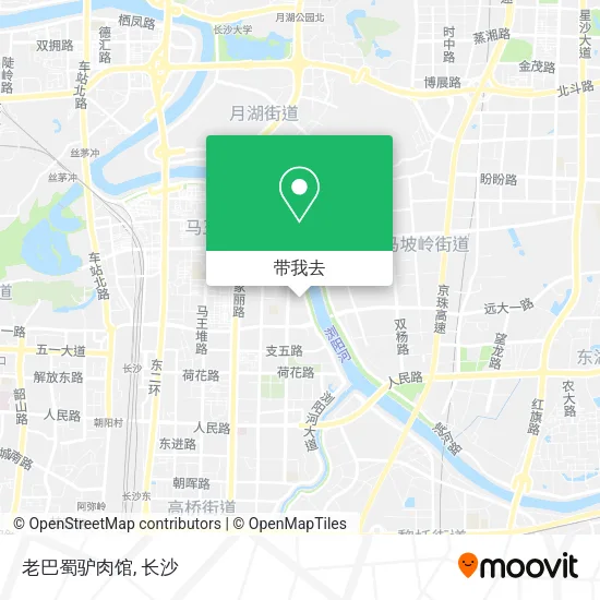 老巴蜀驴肉馆地图