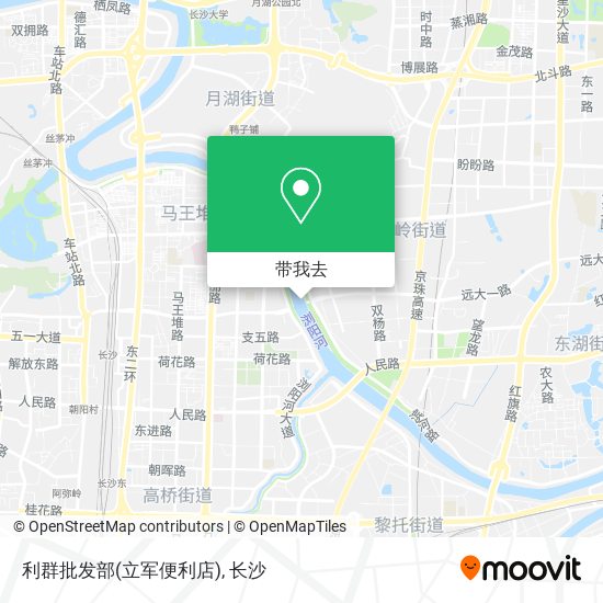 利群批发部(立军便利店)地图