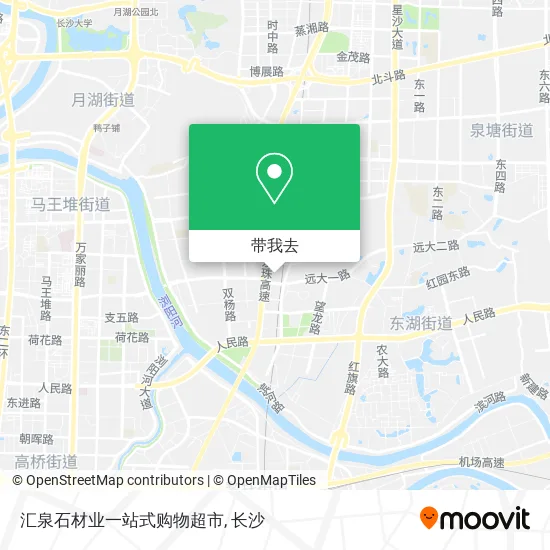 汇泉石材业一站式购物超市地图