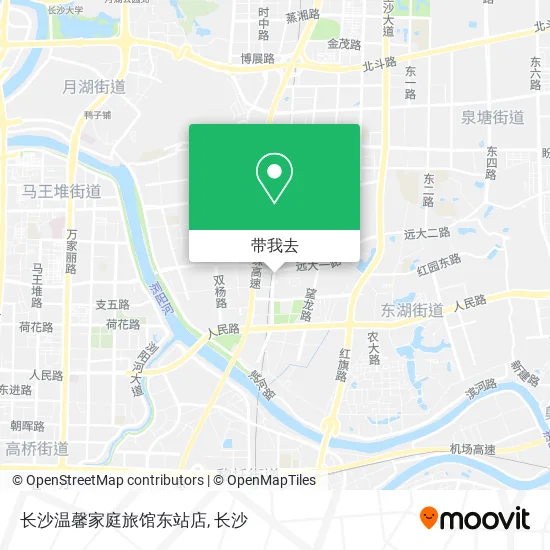 长沙温馨家庭旅馆东站店地图
