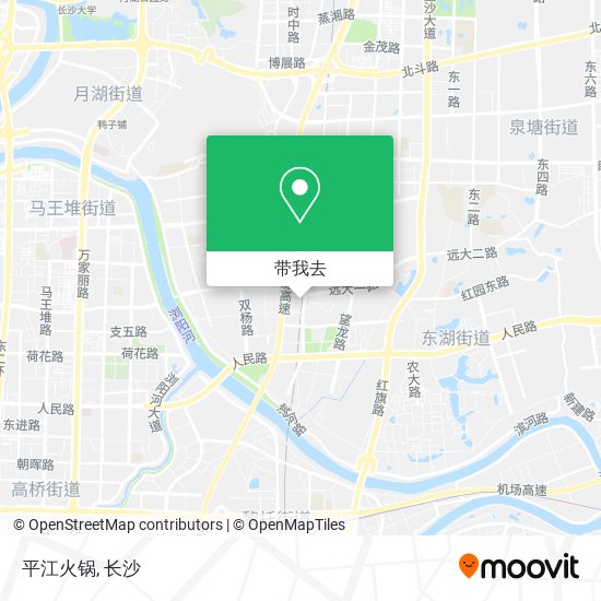 平江火锅地图