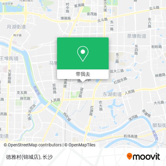 德雅村(锦城店)地图
