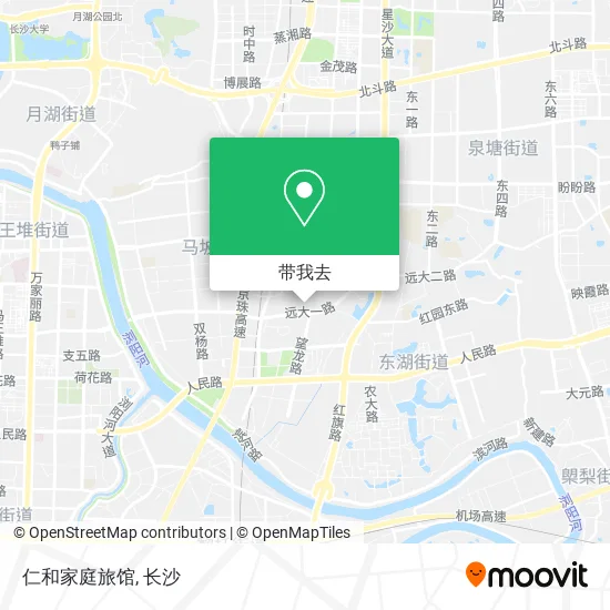 仁和家庭旅馆地图
