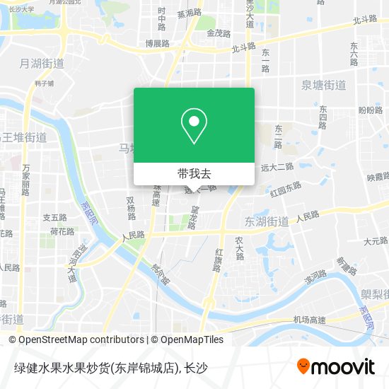 绿健水果水果炒货(东岸锦城店)地图