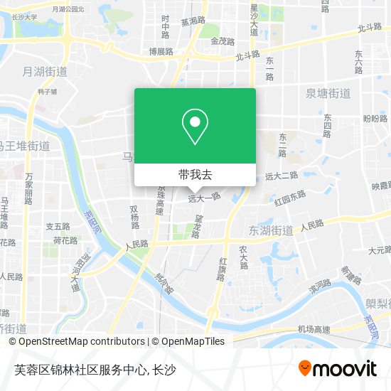芙蓉区锦林社区服务中心地图