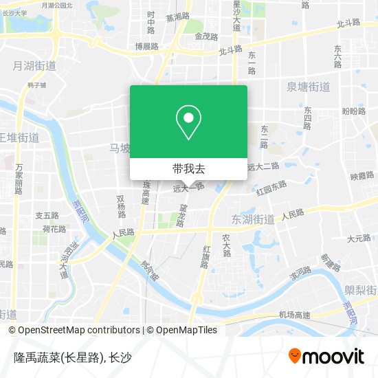 隆禹蔬菜(长星路)地图