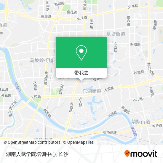 湖南人武学院培训中心地图