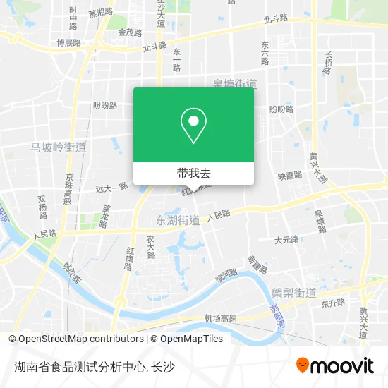湖南省食品测试分析中心地图