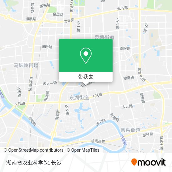 湖南省农业科学院地图