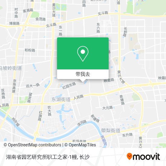 湖南省园艺研究所职工之家-1幢地图