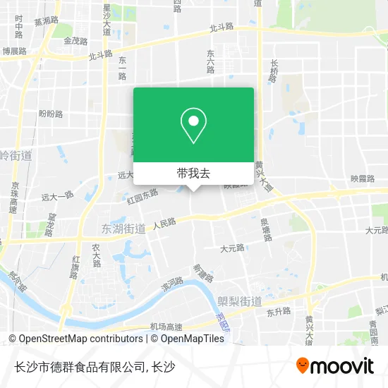 长沙市德群食品有限公司地图