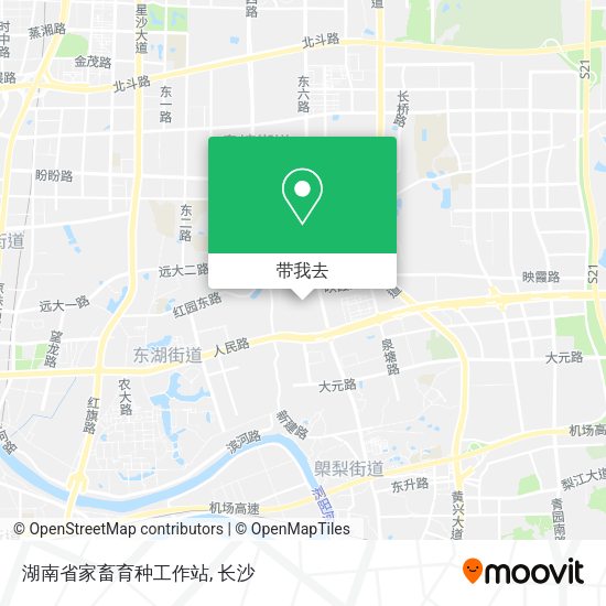 湖南省家畜育种工作站地图