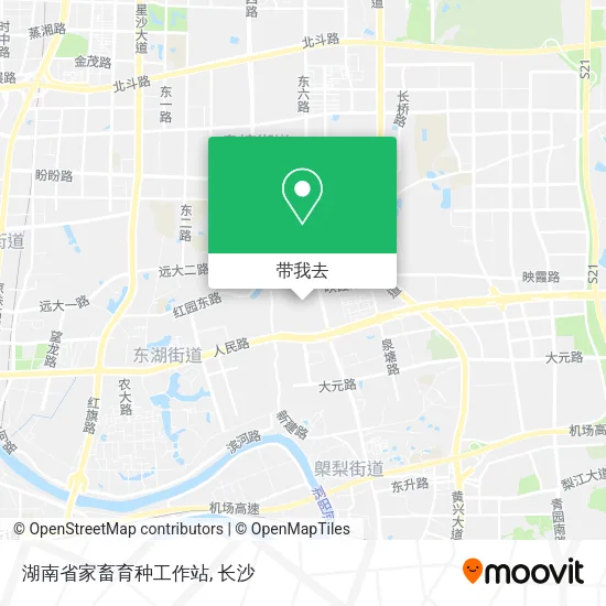 湖南省家畜育种工作站地图