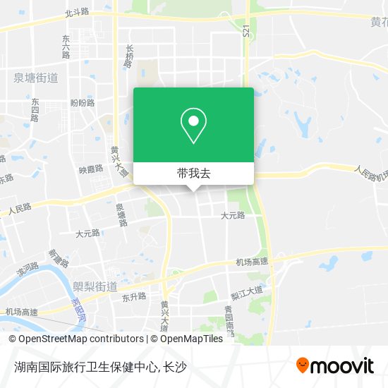 湖南国际旅行卫生保健中心地图