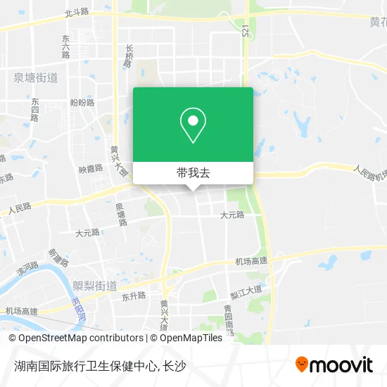 湖南国际旅行卫生保健中心地图