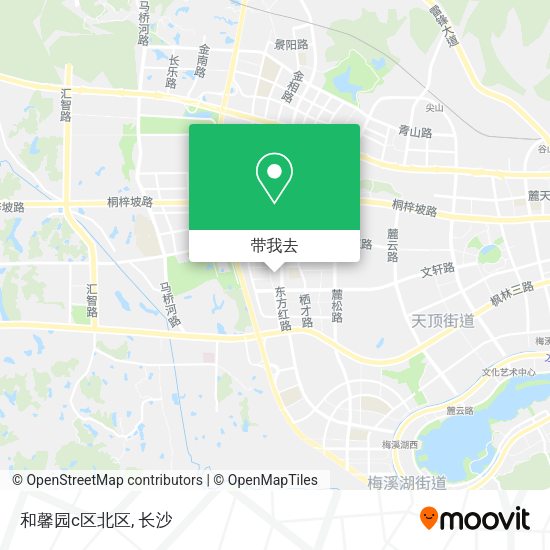 和馨园c区北区地图