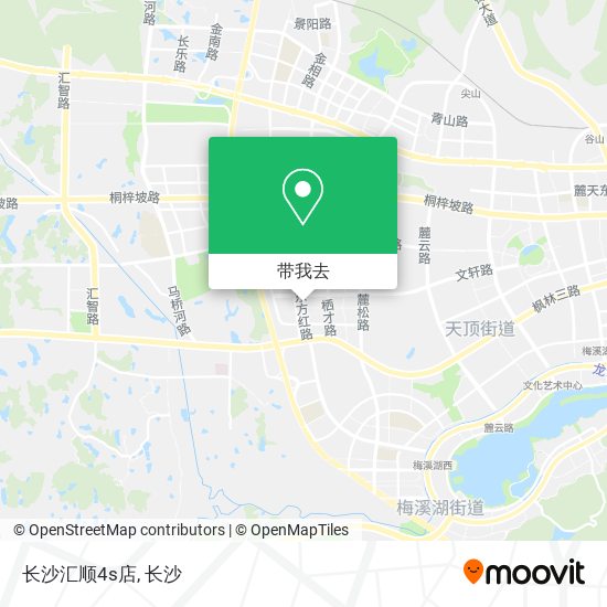 长沙汇顺4s店地图