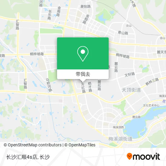 长沙汇顺4s店地图