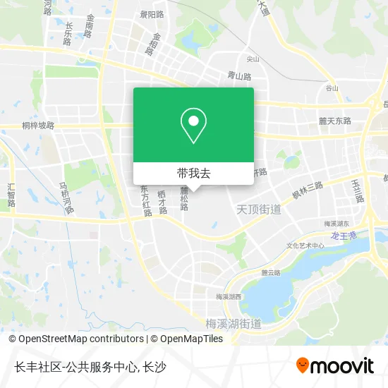 长丰社区-公共服务中心地图