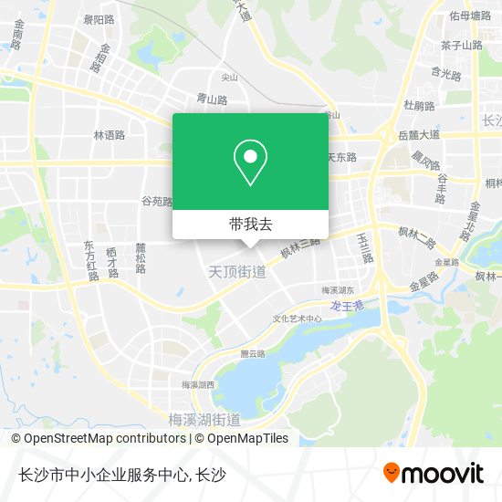 长沙市中小企业服务中心地图