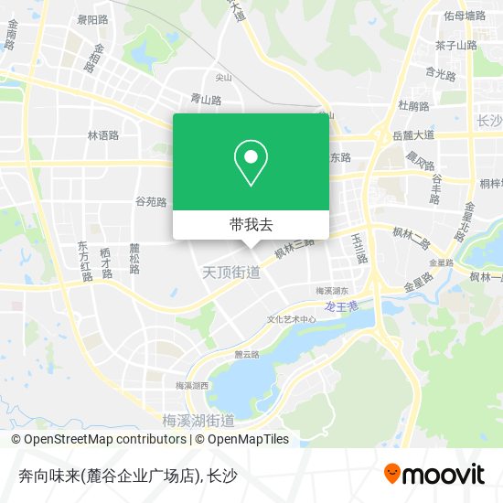 奔向味来(麓谷企业广场店)地图