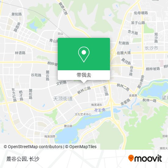 麓谷公园地图
