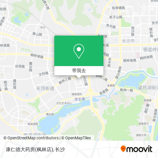 康仁德大药房(枫林店)地图
