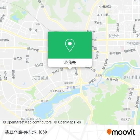 翡翠华庭-停车场地图