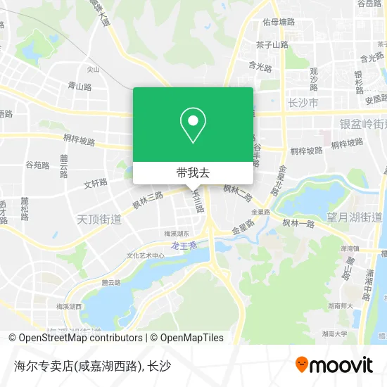 海尔专卖店(咸嘉湖西路)地图
