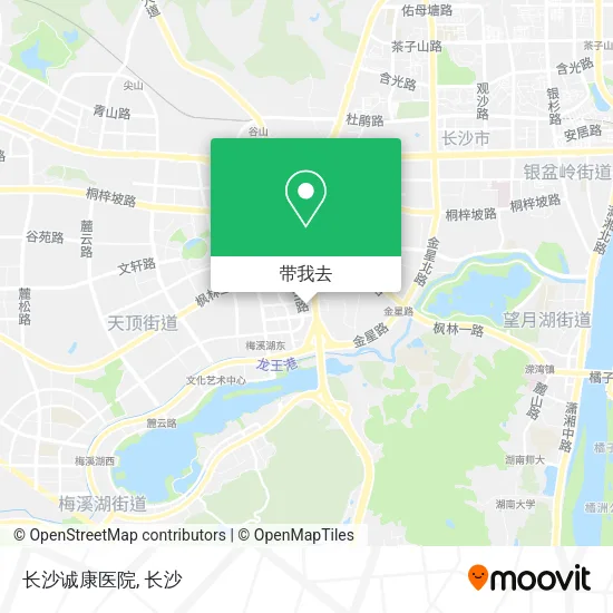 长沙诚康医院地图