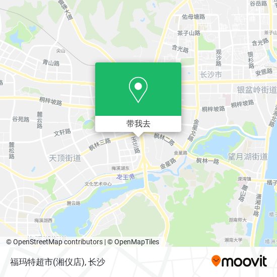 福玛特超市(湘仪店)地图
