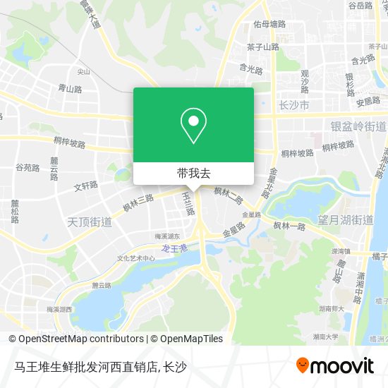 马王堆生鲜批发河西直销店地图