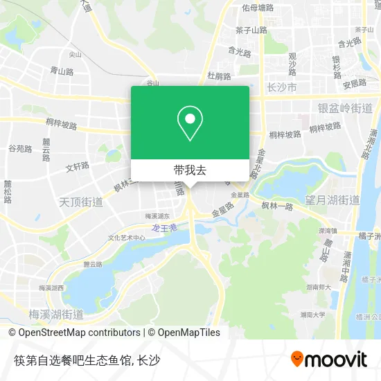 筷第自选餐吧生态鱼馆地图