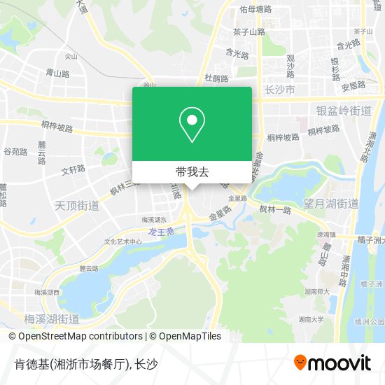 肯德基(湘浙市场餐厅)地图