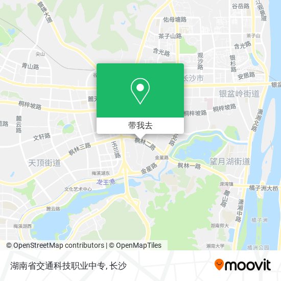 湖南省交通科技职业中专地图