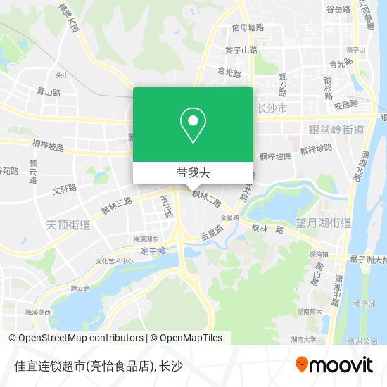 佳宜连锁超市(亮怡食品店)地图