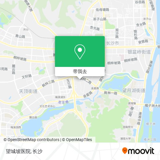 望城坡医院地图