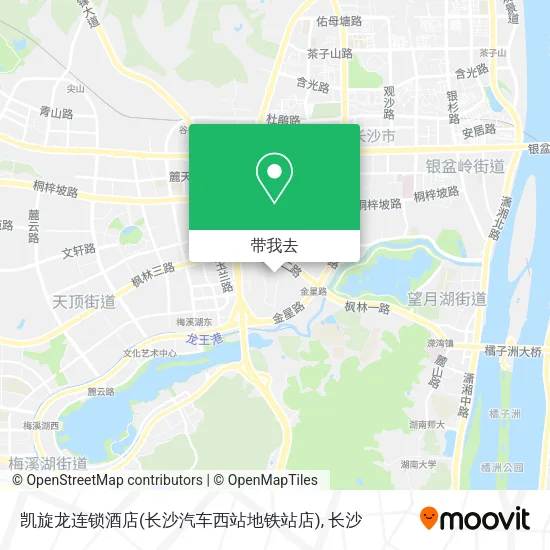 凯旋龙连锁酒店(长沙汽车西站地铁站店)地图