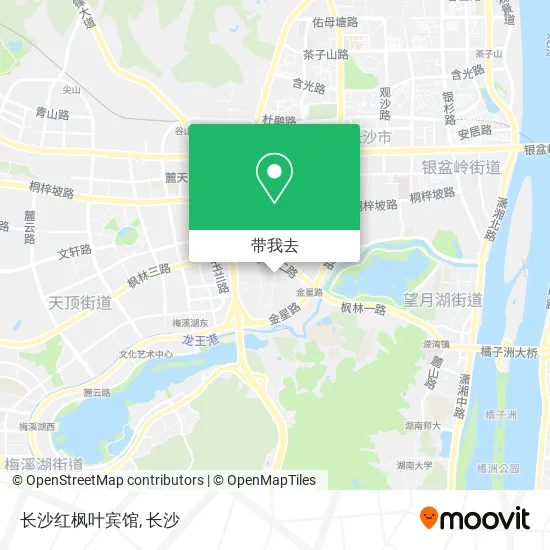 长沙红枫叶宾馆地图