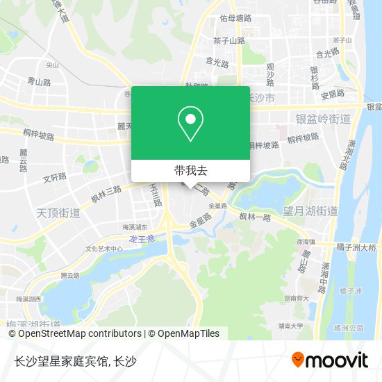 长沙望星家庭宾馆地图