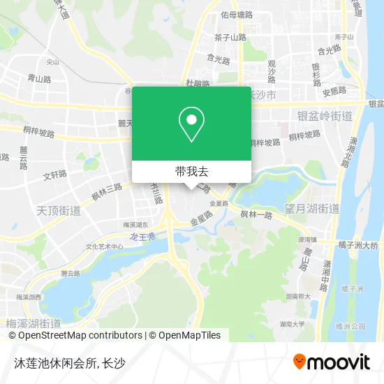 沐莲池休闲会所地图