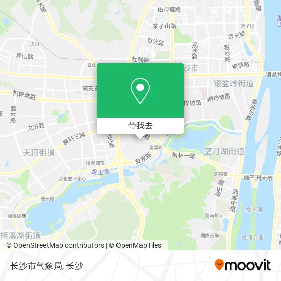长沙市气象局地图
