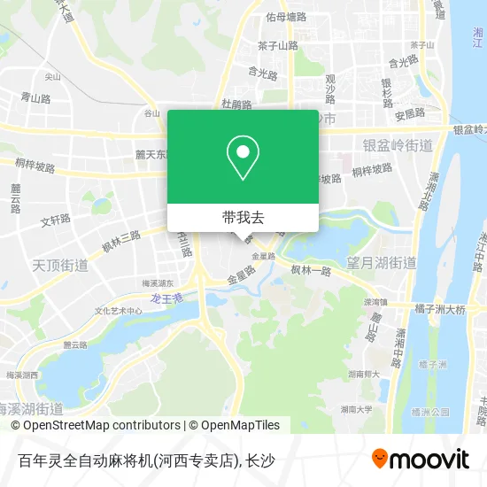 百年灵全自动麻将机(河西专卖店)地图