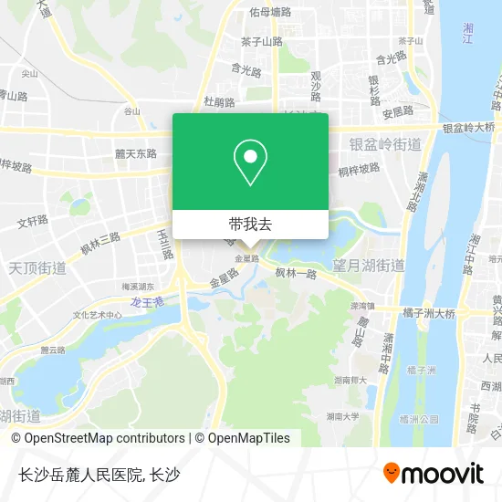 长沙岳麓人民医院地图